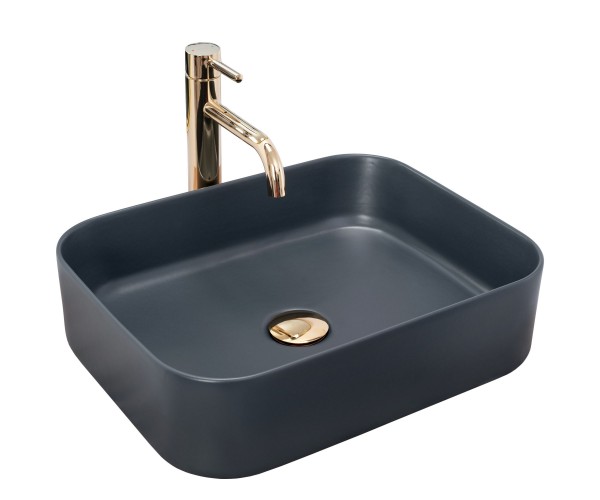 

Умывальник (Раковина) Rea KAYA Navy Blue Mat REA-U5656