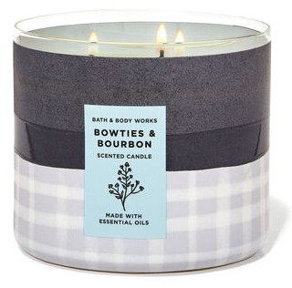 

Свеча ароматизированная Bath and Body Works BOWTIES & BOURBON 3-Wick Candle 411 г