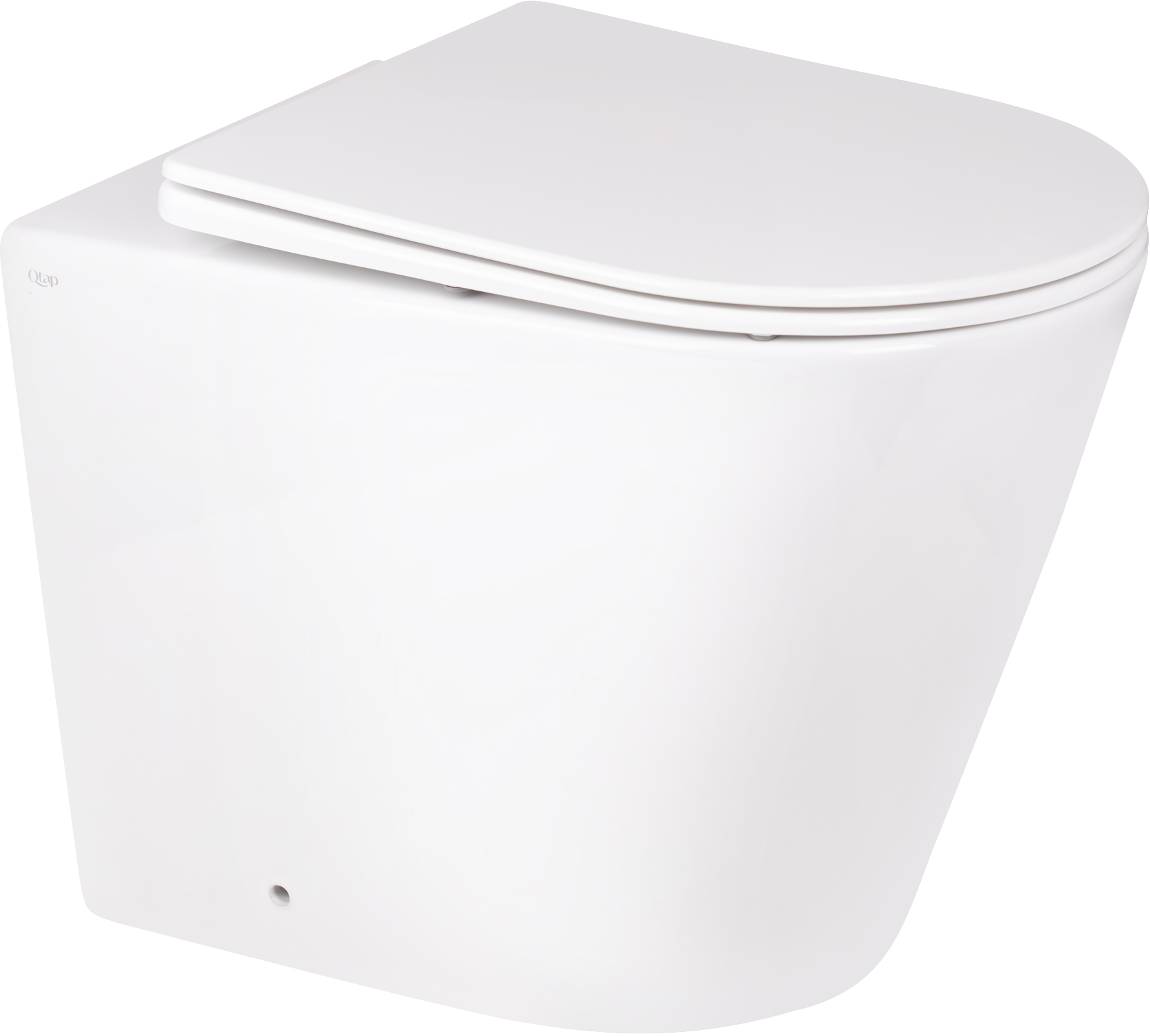 

Унитаз напольный QTAP Swan Rimless с сиденьем Soft Close QT16223178W дюропласт