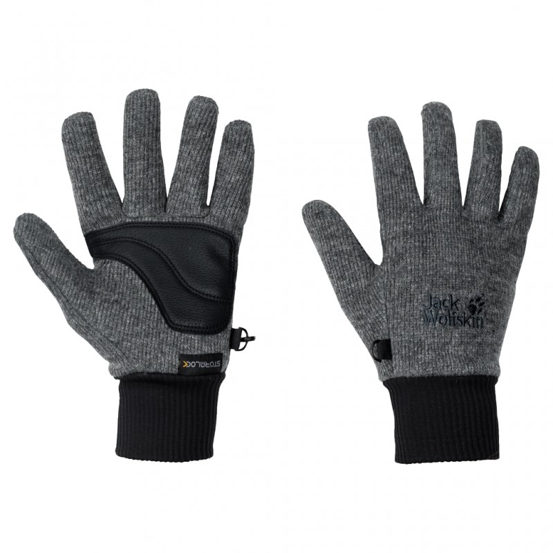 

Перчатки Jack Wolfskin серые 1900923-6350 (S)