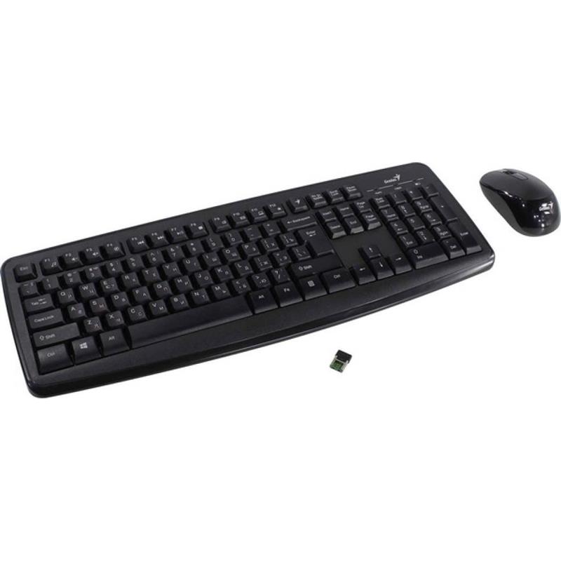 

Комплект (клавиатура, мышь) беспроводной Genius Smart KM-8100 Ukr (31340004410) Black USB