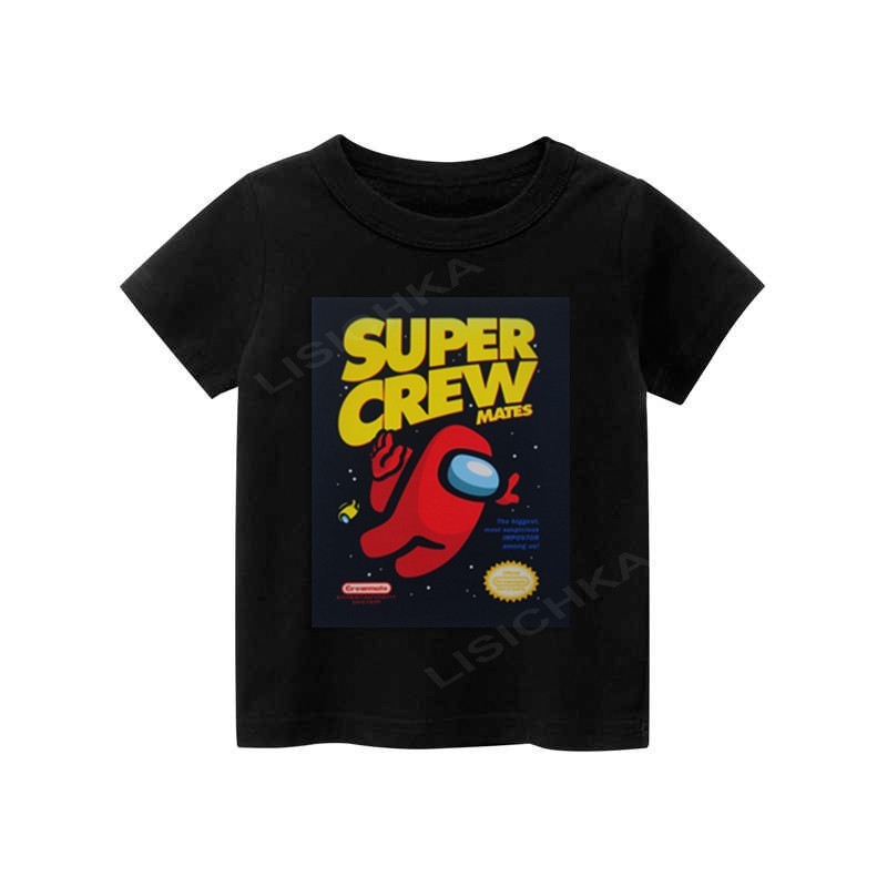 

Футболка Foxstyle Амонг ас Super Crew, 146-152см, черная