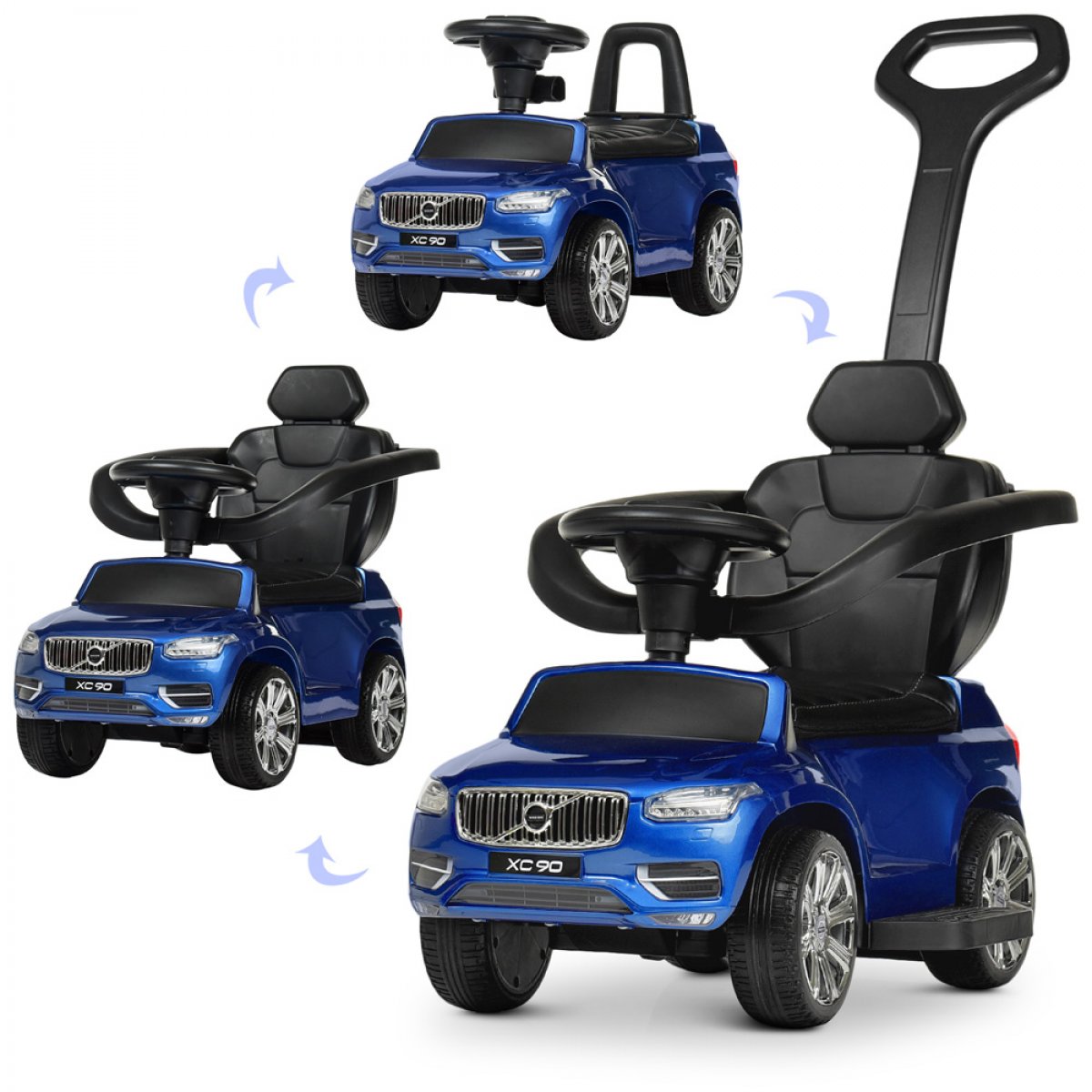 

Детская каталка-толокар VOLVO XC90 BAMBI M 4114ELS-4 Синий покраска