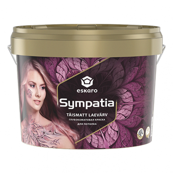 

Краска для потолков ESKARO Sympatia 9,5л белая
