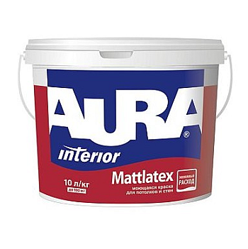 

Краска интерьерная Aura Mattlatex 10л белая