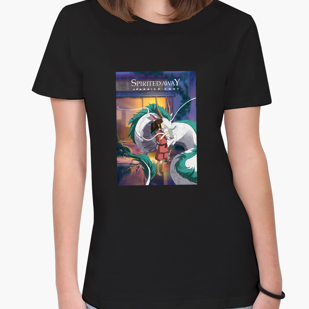 

Футболка женская Унесённые призраками Тихиро Огино Сэн и Хаку (Spirited Away Chihiro Ogino Sen and Haku) (8976-2829-2)  Черная, Футболка женская Унесённые призраками Тихиро Огино Сэн и Хаку (Spirited Away Chihiro Ogino Sen and Haku) (8976-2829-2) M Черная