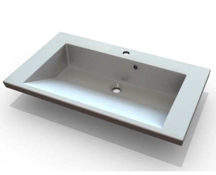 

Умывальник для ванной комнаты FANCY MARBLE Peggy 850 stone gray