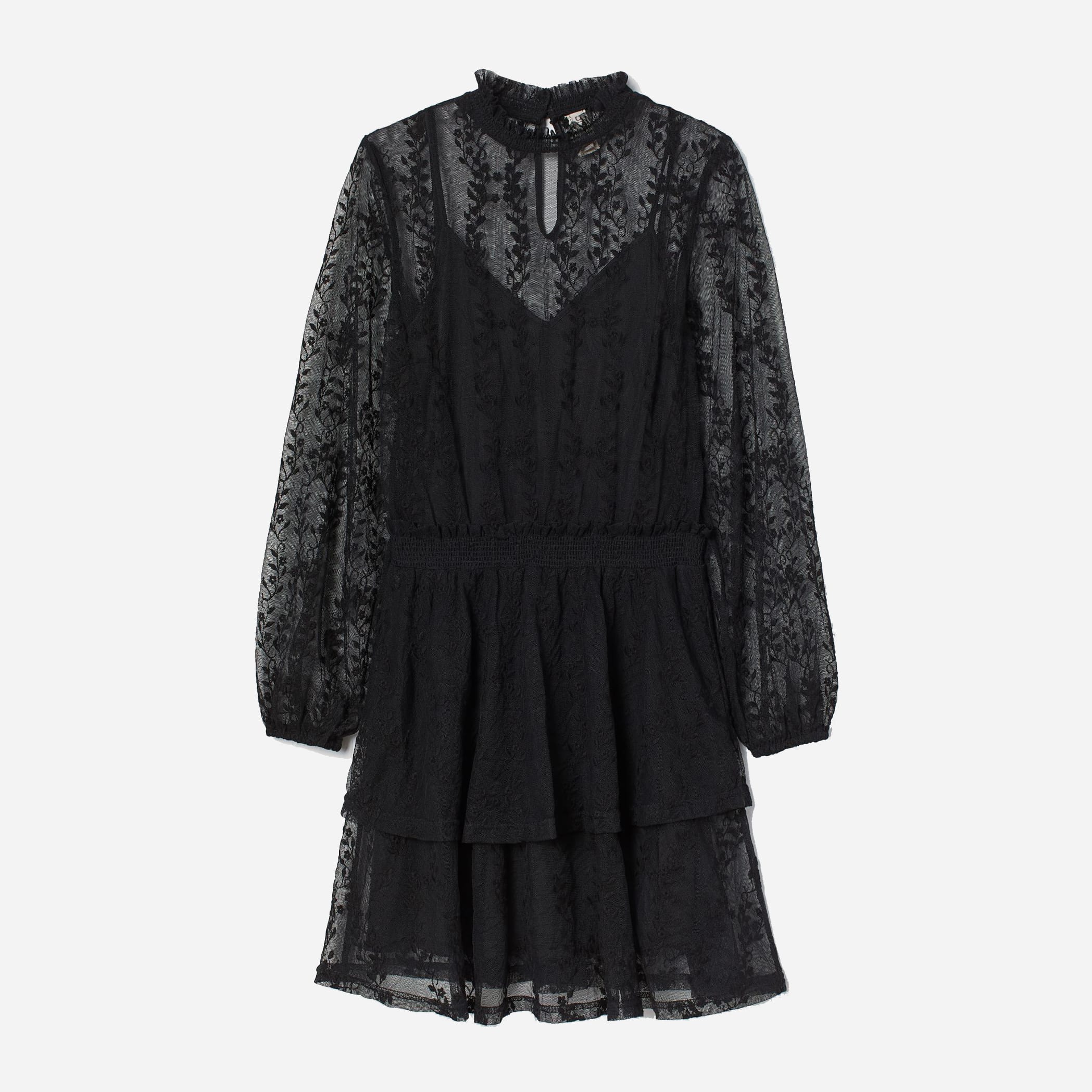 

Платье H&M 9386842sdm  Черное, Платье H&M 9386842sdm 44 Черное