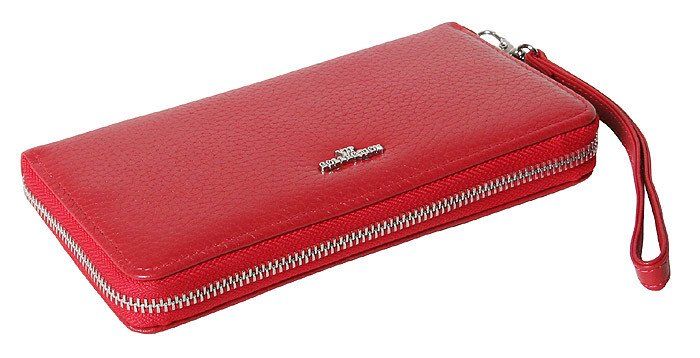 

Кошелек-борсетка кожаный Vip Collection 1502-F Красный 1502.R.FLAT