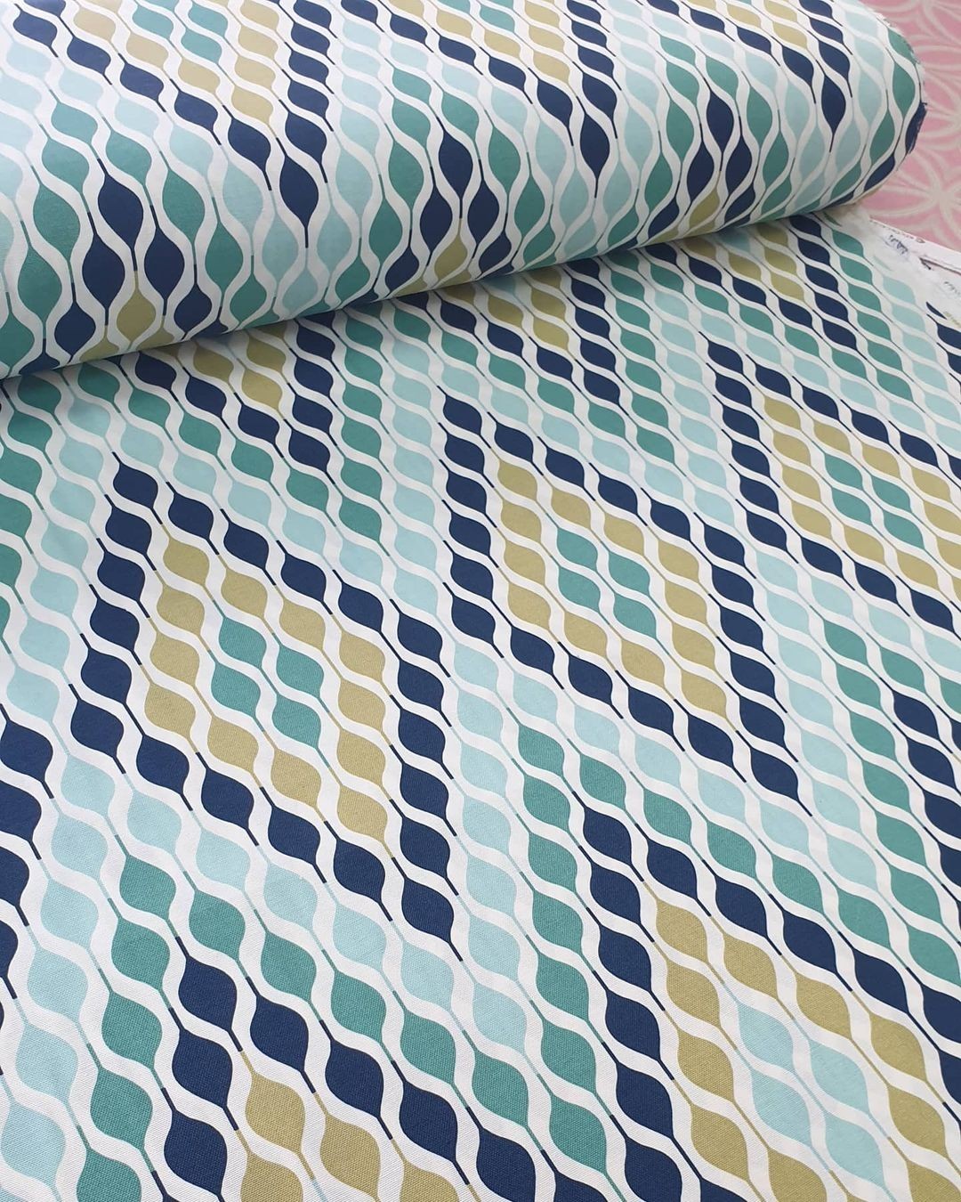 

Скатерть на стол "Орнамент" бирюза с тефлоновой пропиткой 240х170