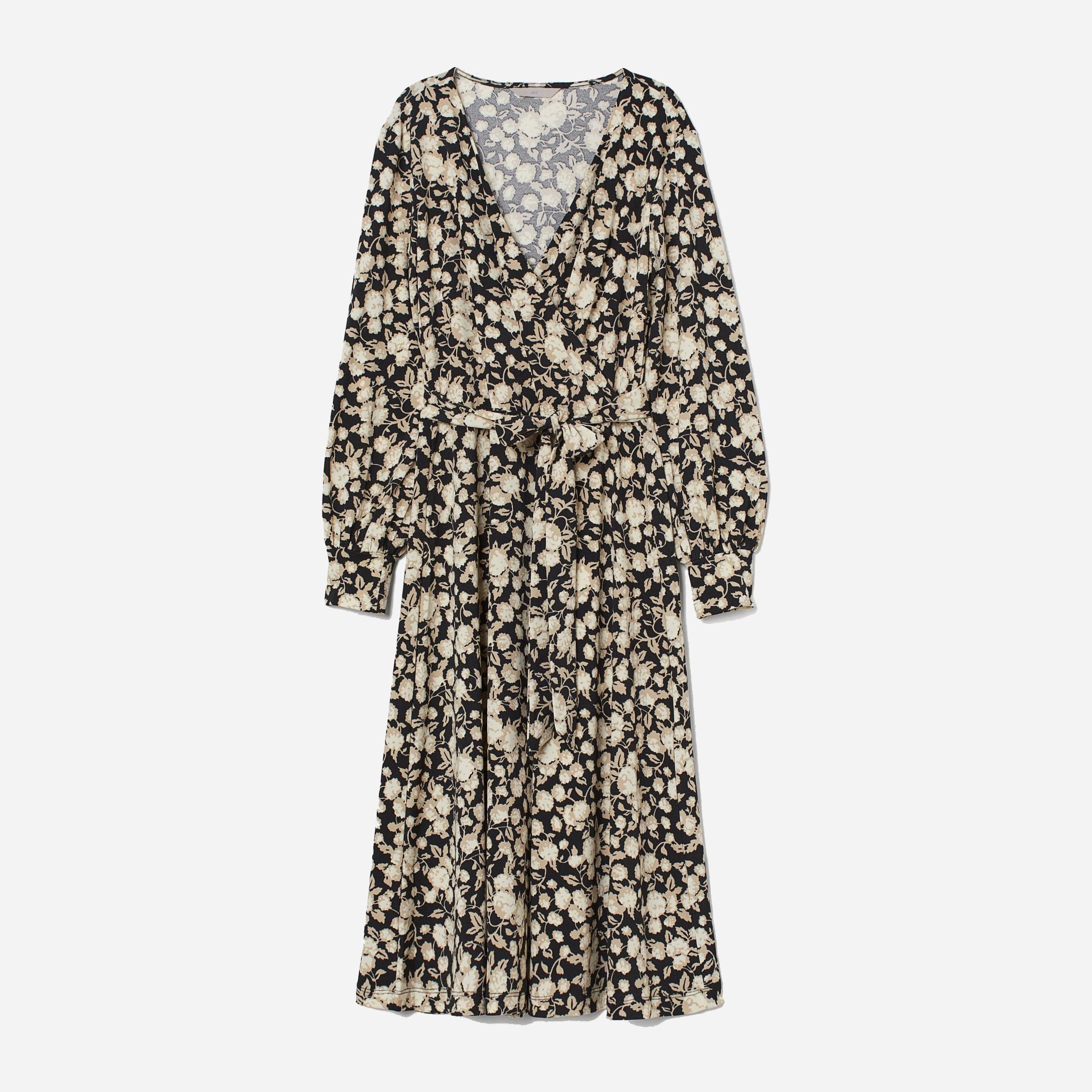 

Платье H&M 6654811sdm XXL Черное с бежевым