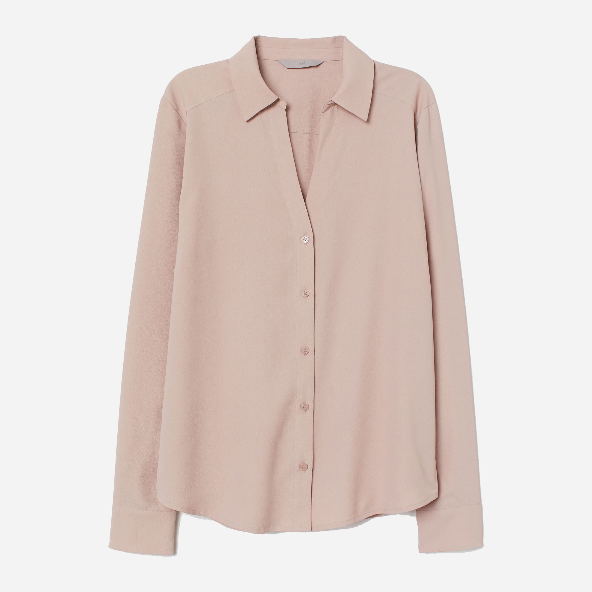 

Блузка H&M 7628461RP6  Пудровая с розовым, Блузка H&M 7628461RP6 40 Пудровая с розовым