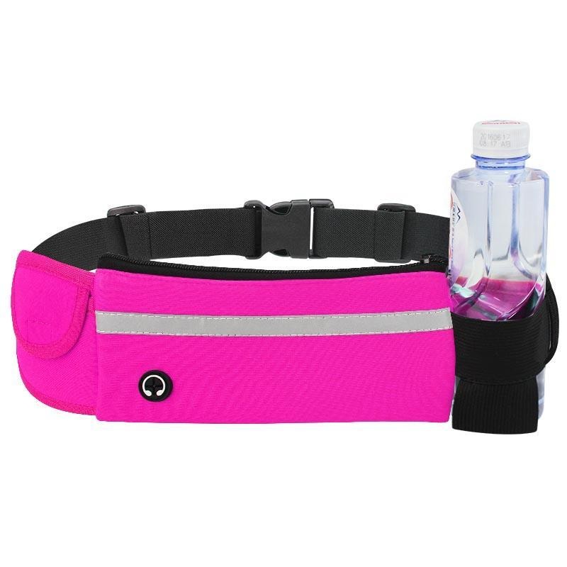 

Сумка для бега Спортивная сумка на пояс RunningBag с карманом на бутылку Pink (RMP36156214)
