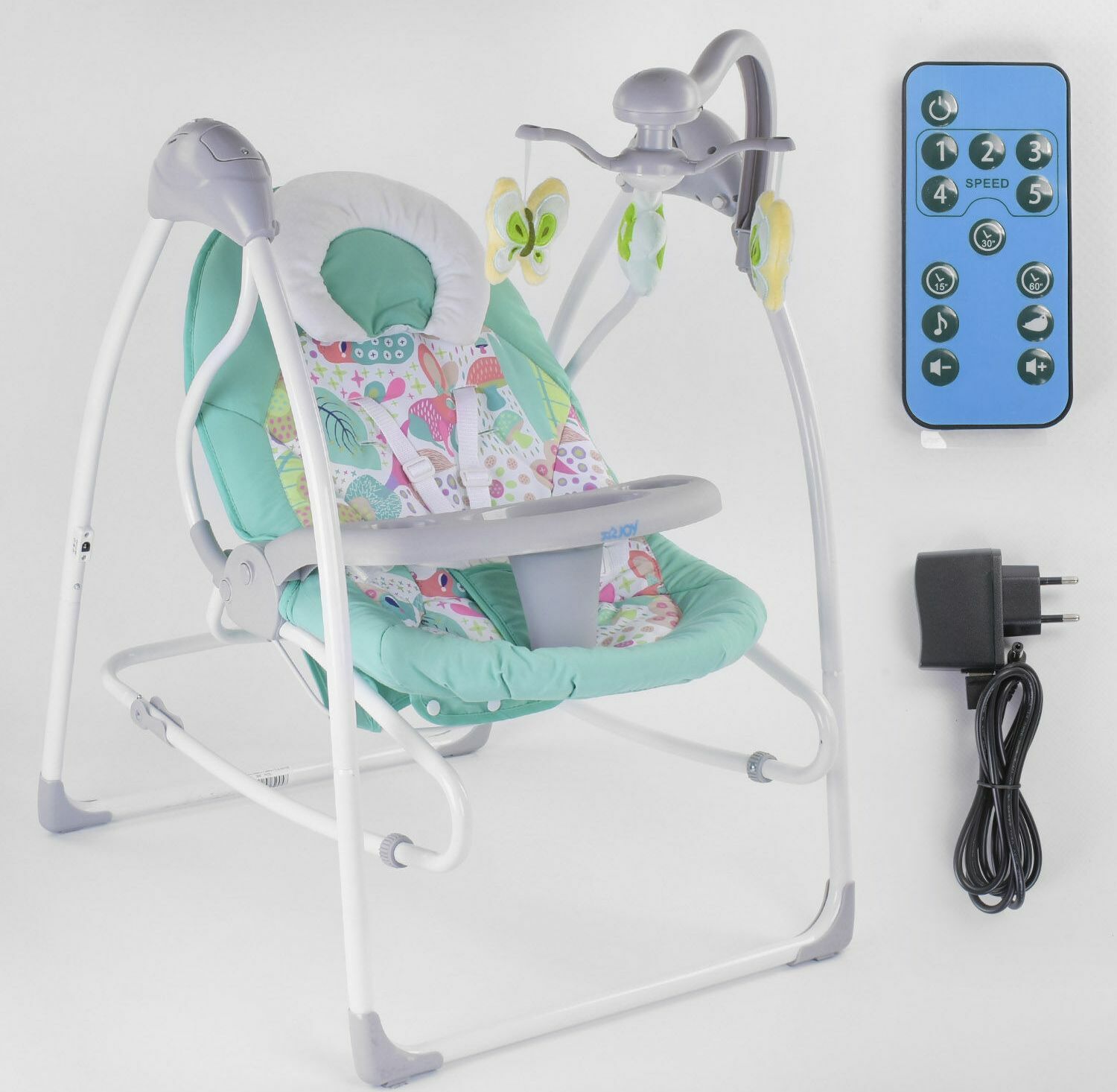 

Качели детские электронные для новорожденных JOY 3в1 от 0 до 12 кг ALL-55109