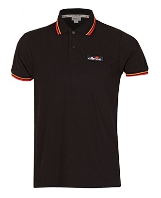 

Футболка поло итальянской марки Ellesse Stripe black, р. M, Elle-polo-002
