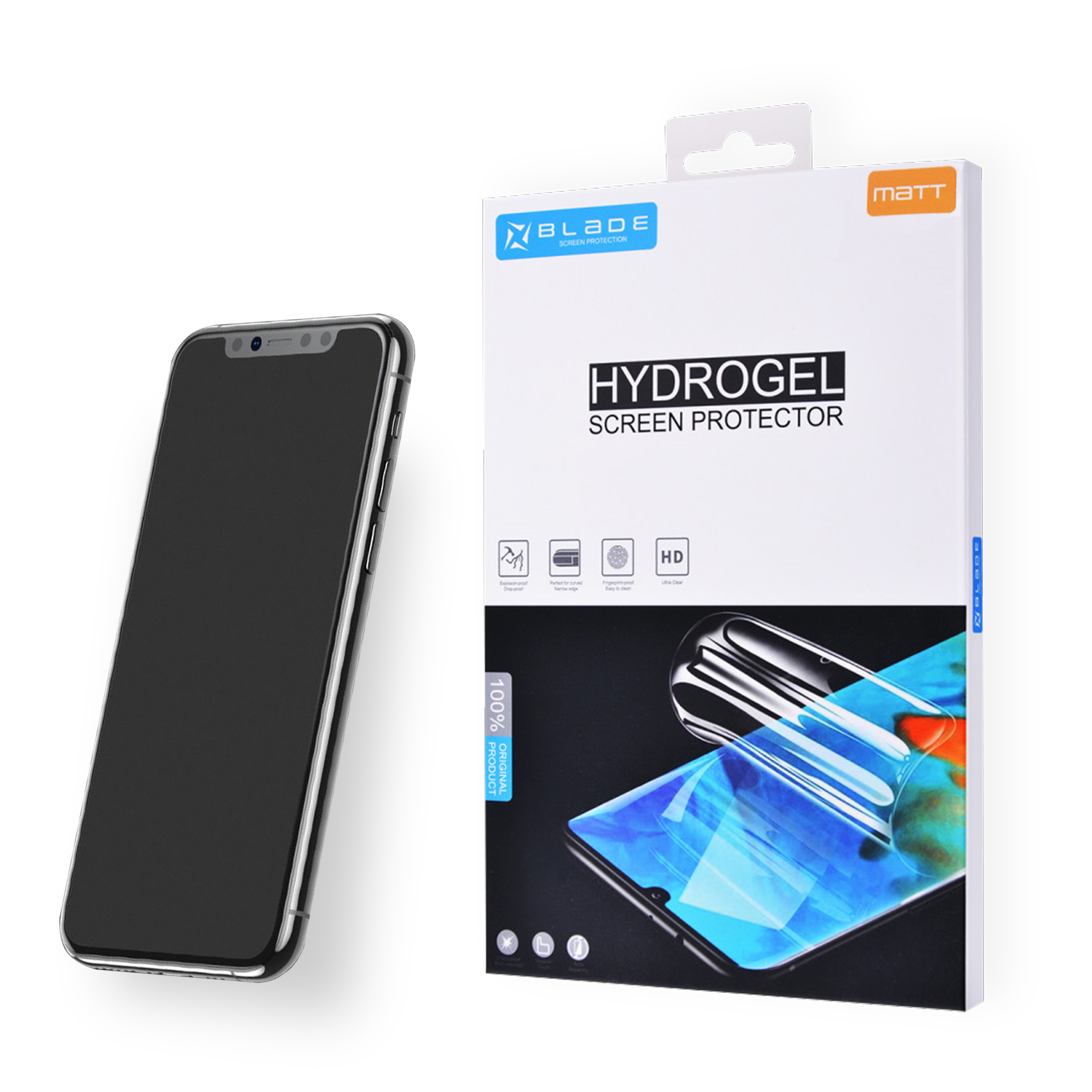Гидрогелевая пленка для Oppo Reno 3 (Blade Lite) на экран ...