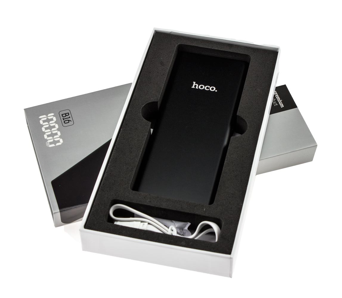 

Power Bank Hoco B16 10000 mAh чёрный high copy