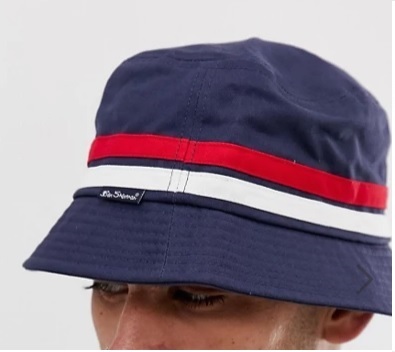 

Панама британской марки Ben Sherman Stripes navy, оригинал, (BS-Buck-navy-001)