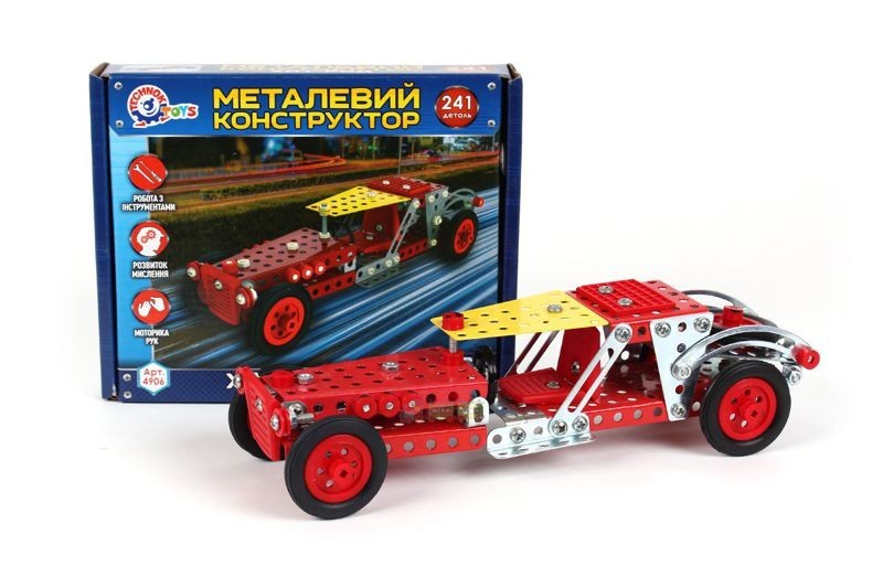 

Конструктор металлический "Хот-род" Technok 241 деталь (4906)