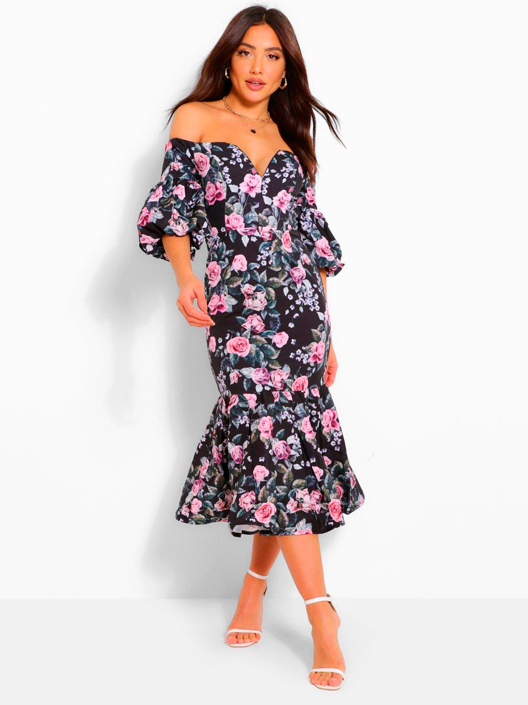 

Платье Boohoo bh05330086 44 Черное