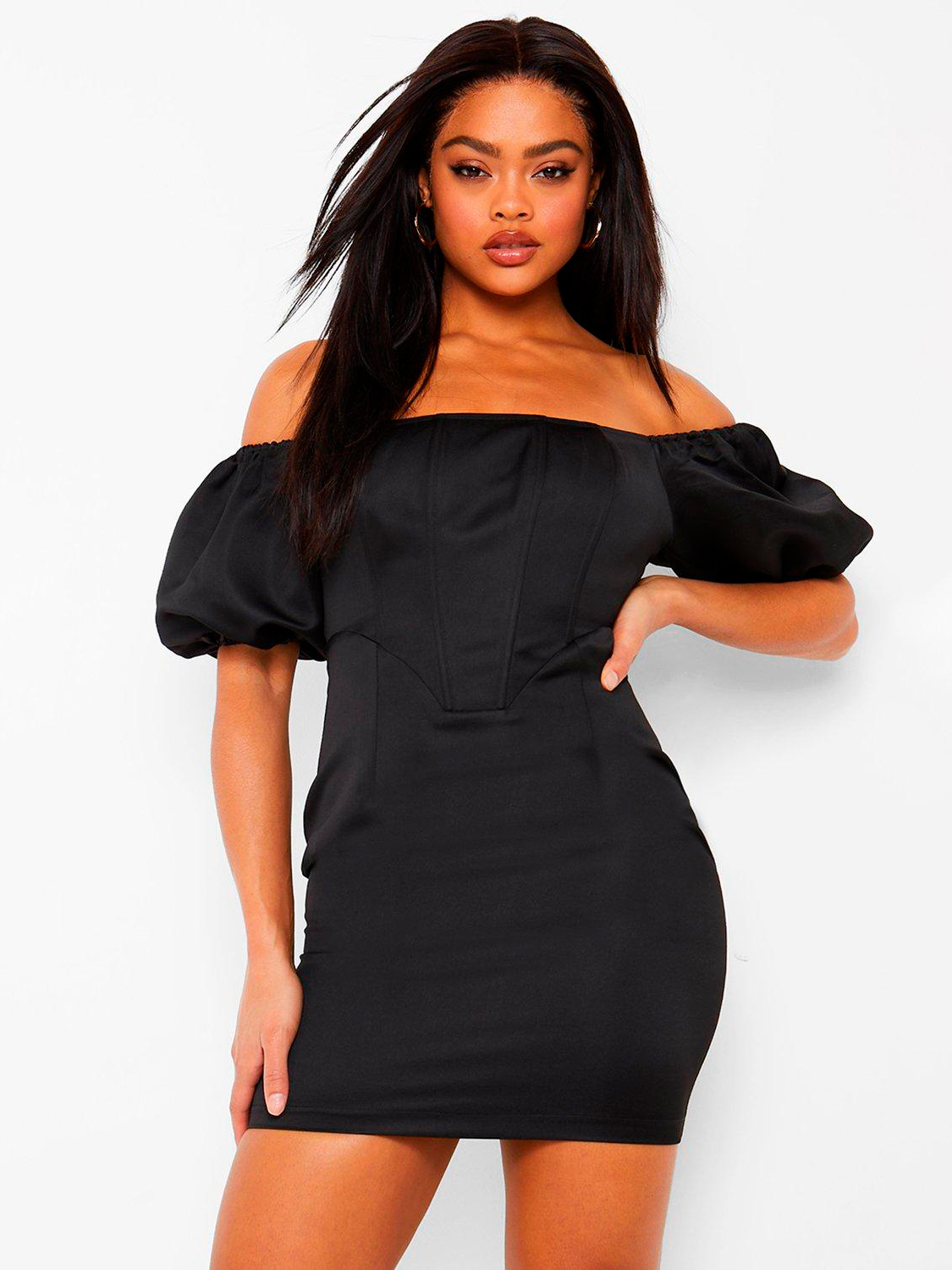 

Платье Boohoo bh05330091 42 Черное