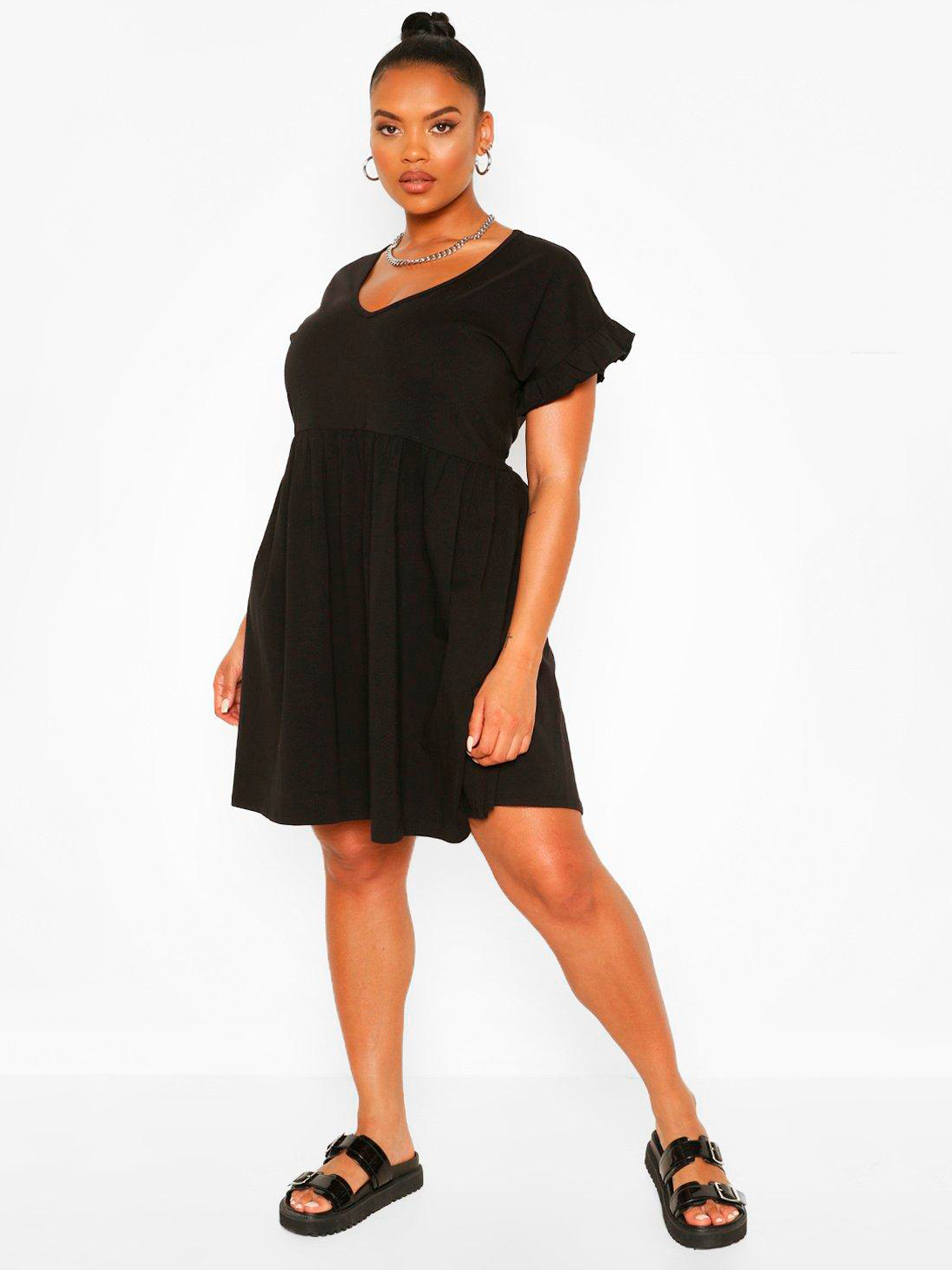 

Платье Boohoo bh05330130 44 Черное