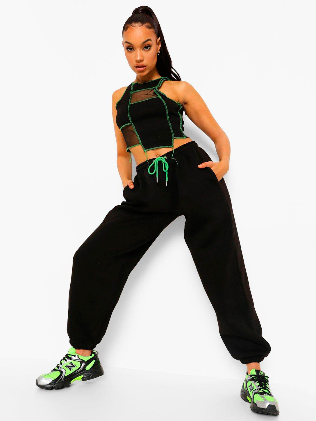 

Топ Boohoo bh06110118 XL Черный