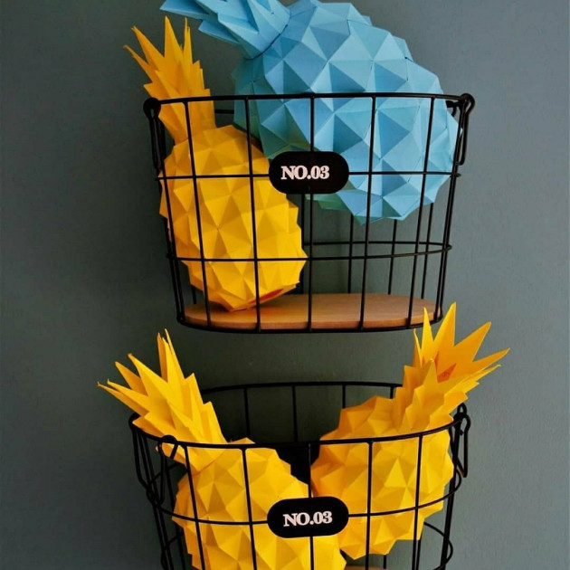 

Наборы для создания 3д фигур Papercraft "Ананас» (p5169)