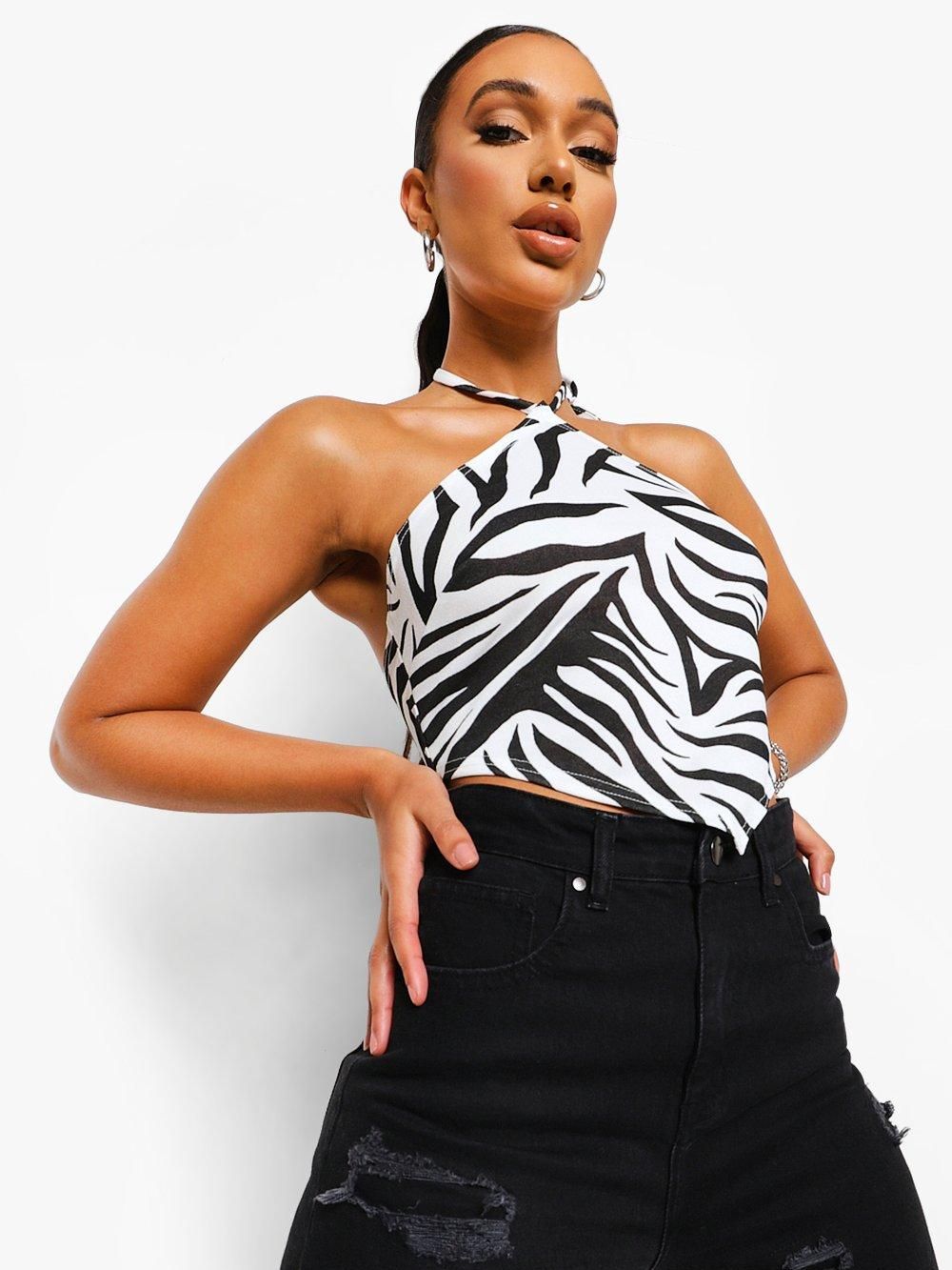 

Топ Boohoo bh06110130 36 Белый