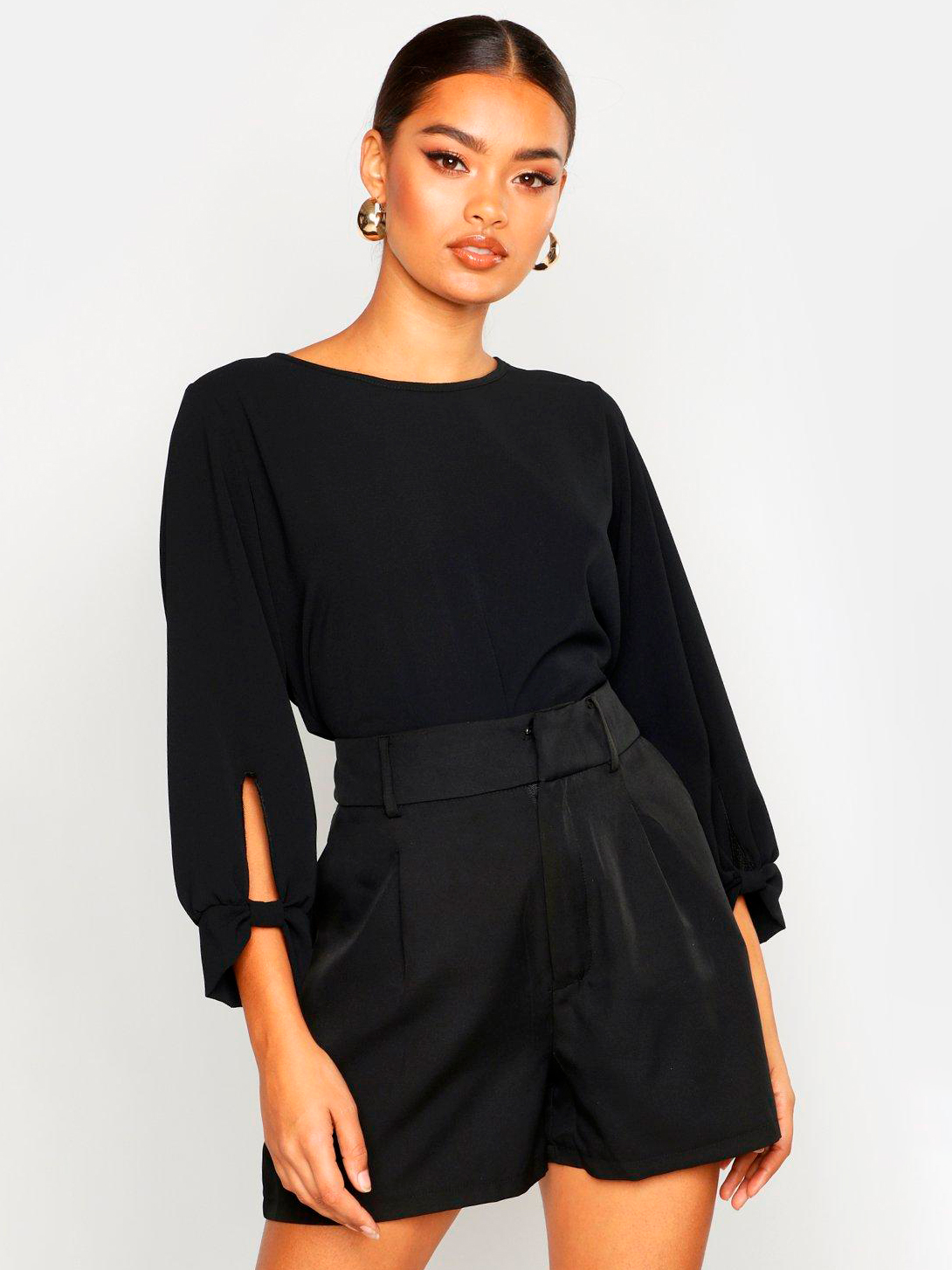 

Блузка Boohoo bh06110160 38 Черная
