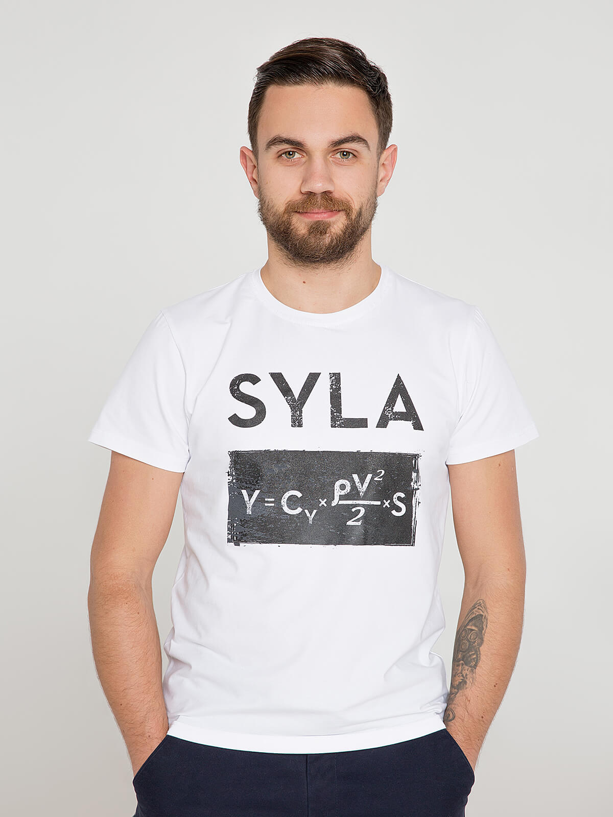 

чоловіча футболка - SYLA - білий, чоловіча футболка - SYLA - білий, XL