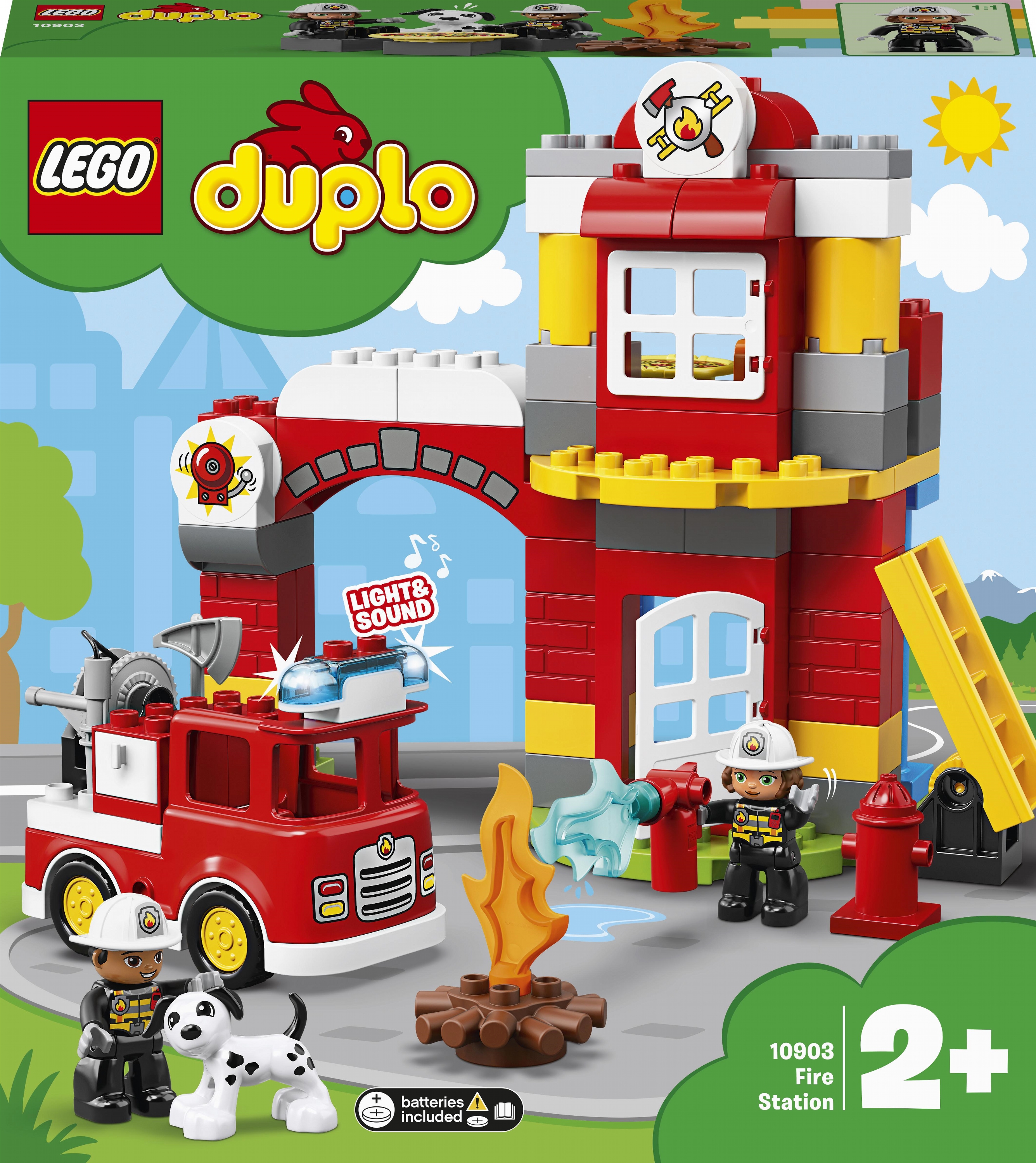 

Конструктор LEGO DUPLO Пожарное депо 76 деталей (10903)