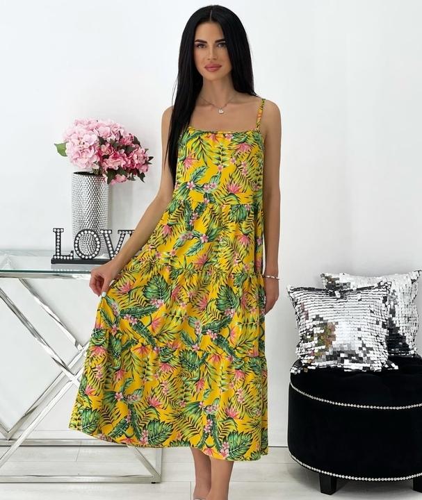 

Платье G&M k-82286 - Размер цвет желтый, Платье G&M k-82286 46-48 Размер цвет желтый