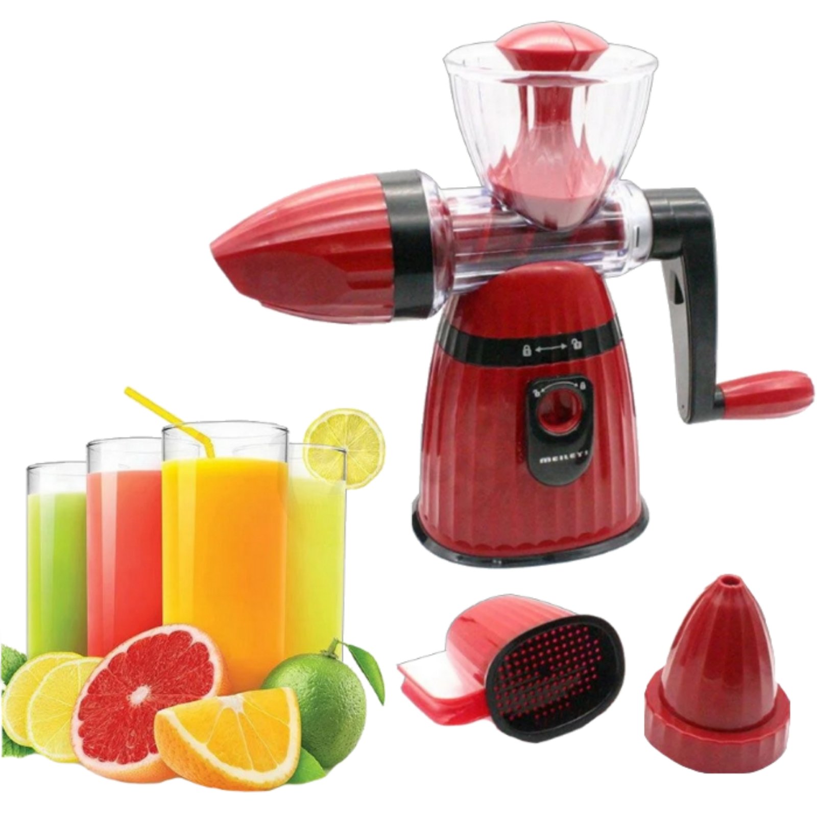 

Соковыжималка и мороженица 2 в 1 Kitchen Master LMY-662 ручная в стильном прочном пластике Красная (2809)