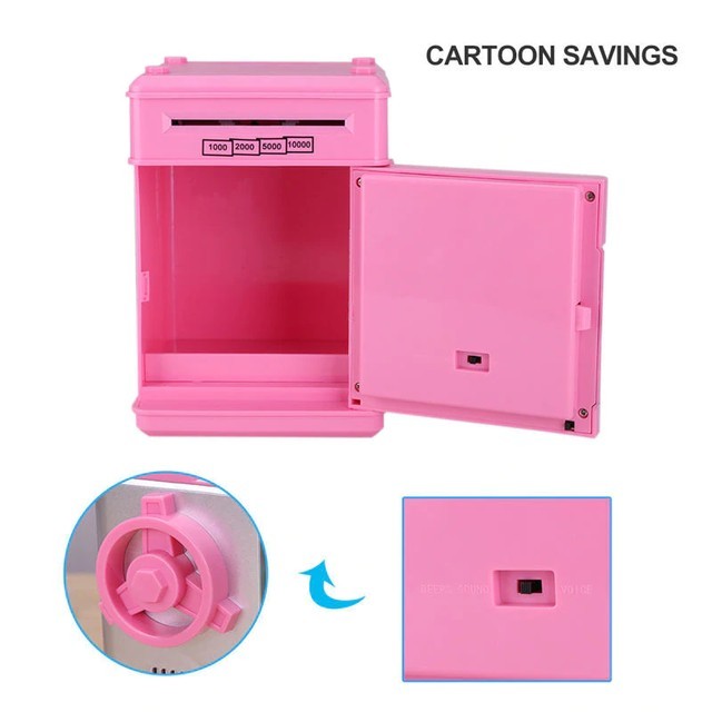 

Копилка сейф с кодовым замком и купюроприемником Piggy Bank