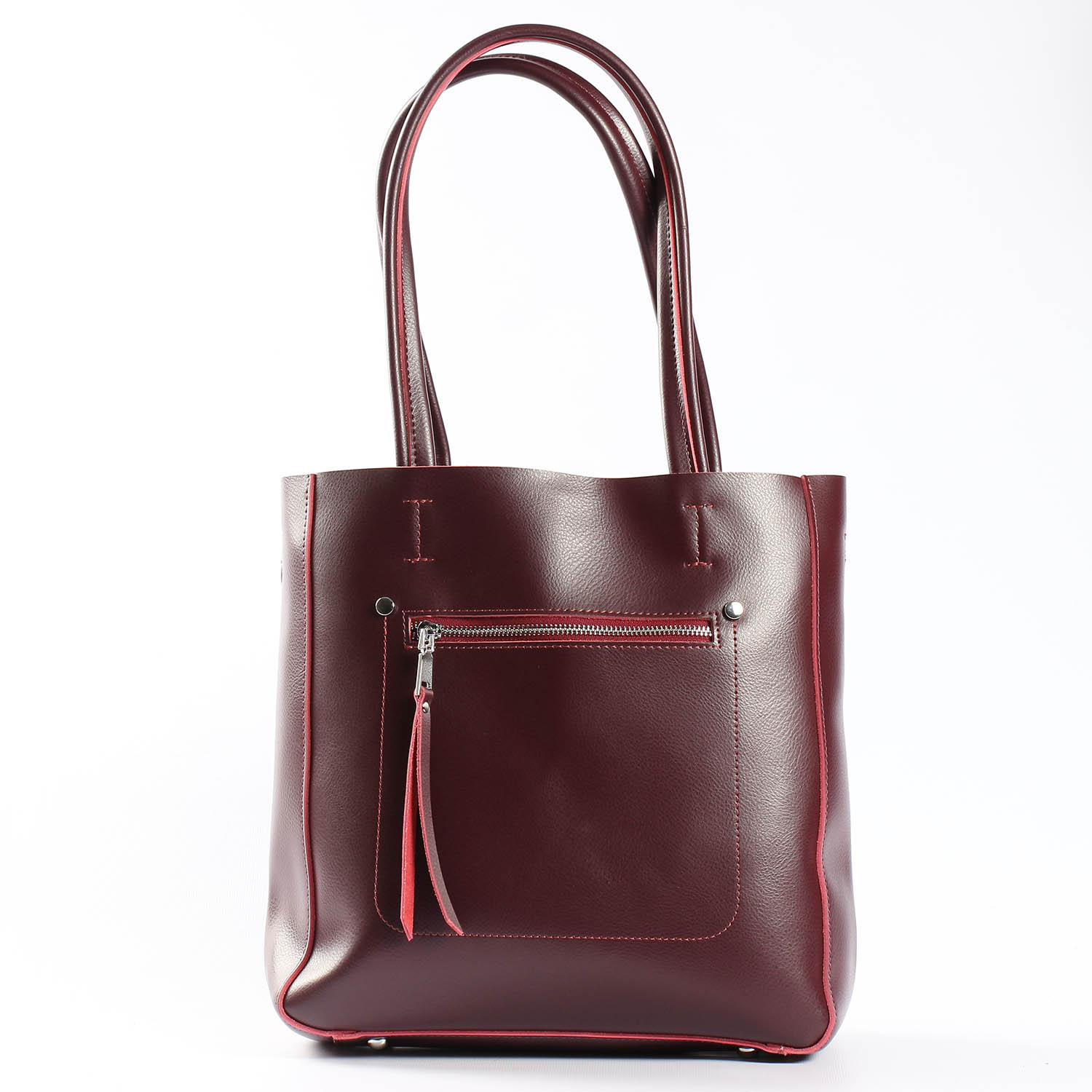 

Женская кожаная сумка Vishnya "Стелия Red Wine"