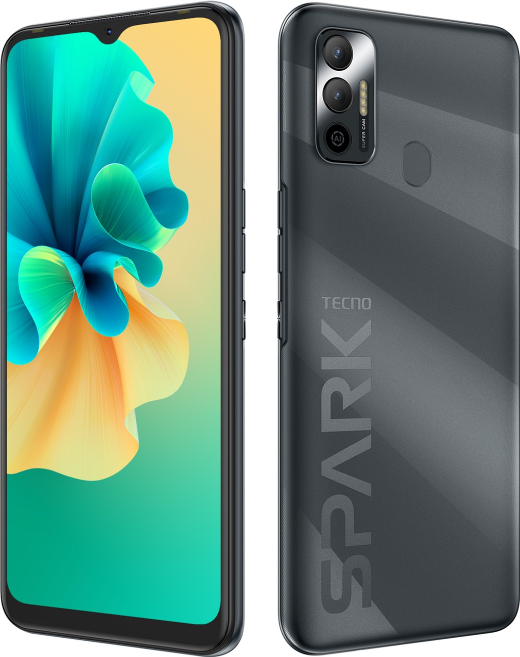 

Мобильный телефон Tecno Spark 7 4/64GB NFC Magnet Black