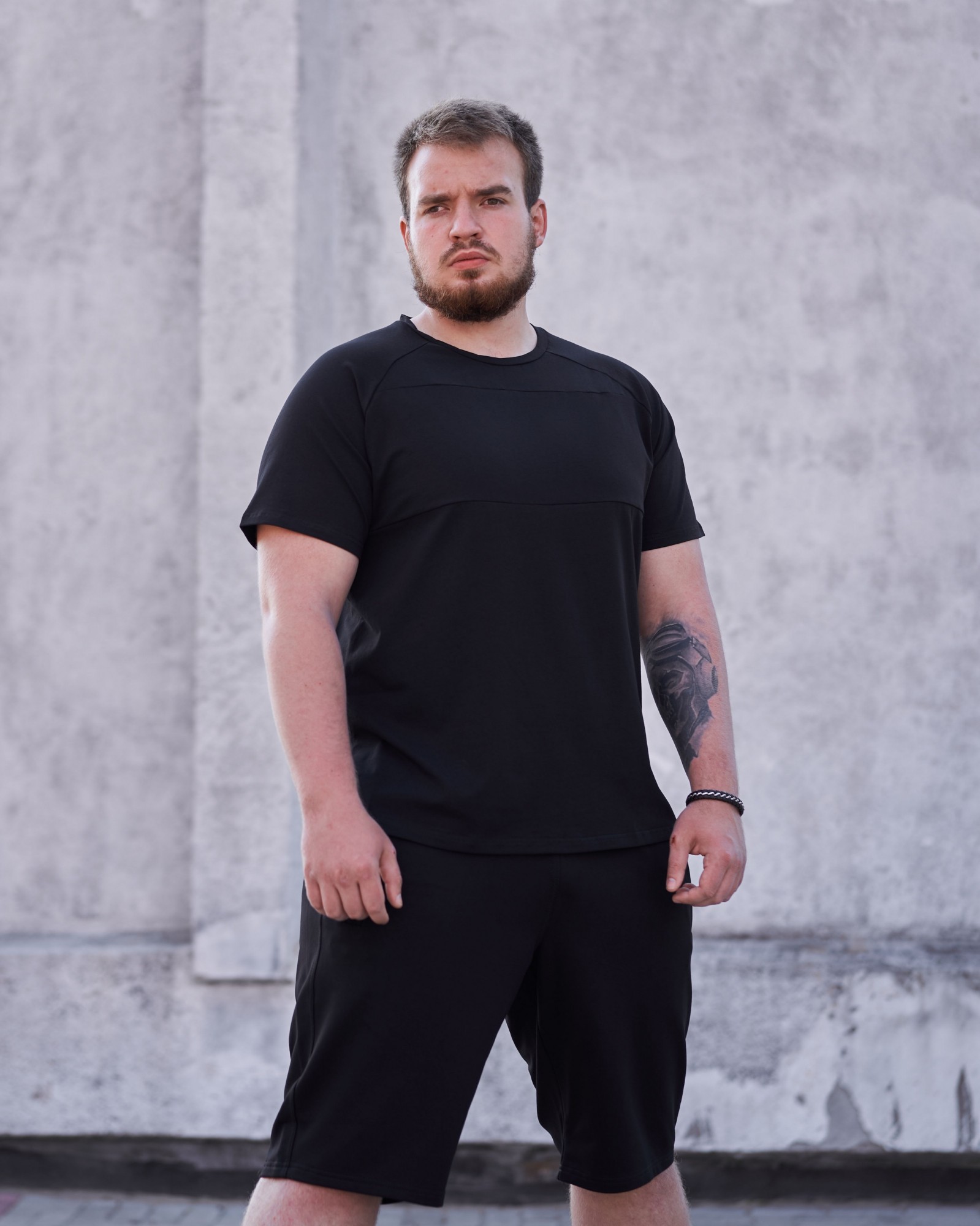

Мужская футболка-батал GR8 active wear модель FTb-черный размер, Мужская футболка-батал GR8 active wear модель FTb-черный размер 3XL