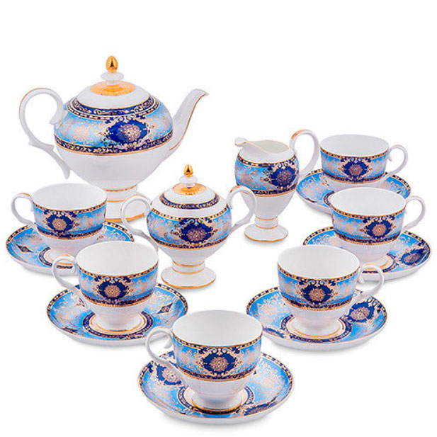 

Чайный сервиз Belgifo 15 предметов Pavone 31617-BR-1186