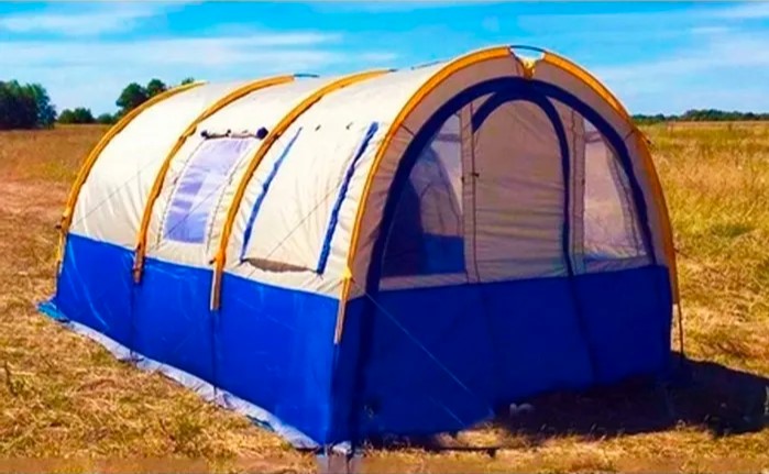 

Палатка беседка туристическая кемпинговая Lanyu 1801 туннельный тент