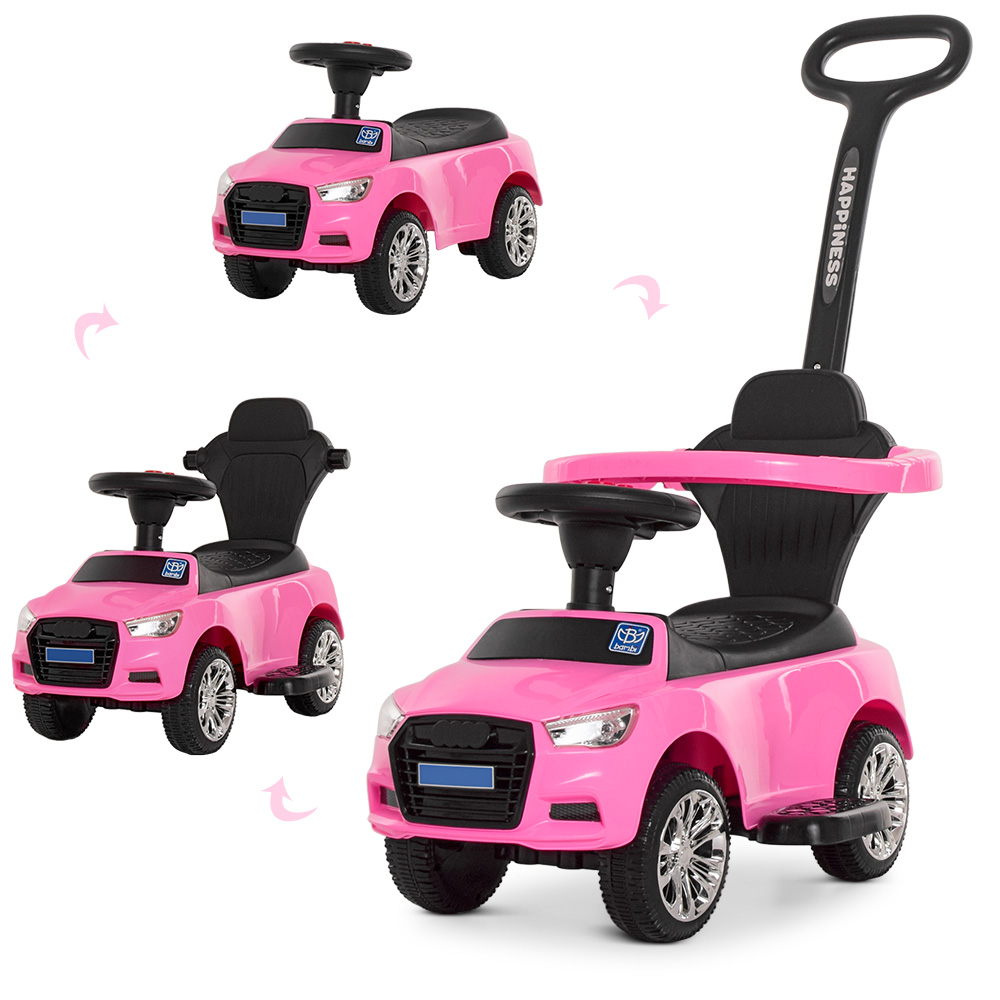 

Каталка-толокар Bambi M 3503A(MP3)-8 2в1 рожевий