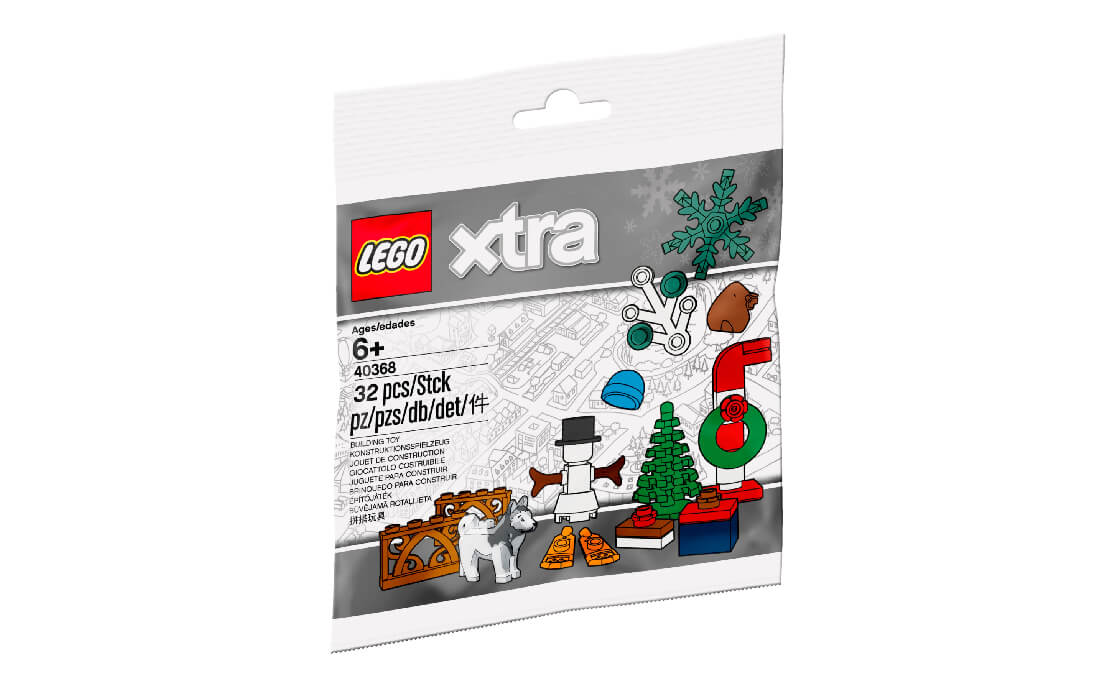 

Конструктор LEGO Додаткові елементи - Новий рік (полібег) 26 деталей (40368)