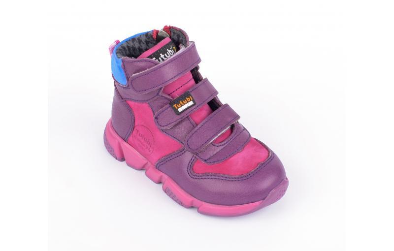 

Ботинки Tutubi 1670-KR 1670-07 22 Фиолетовый с розовым 14,5см