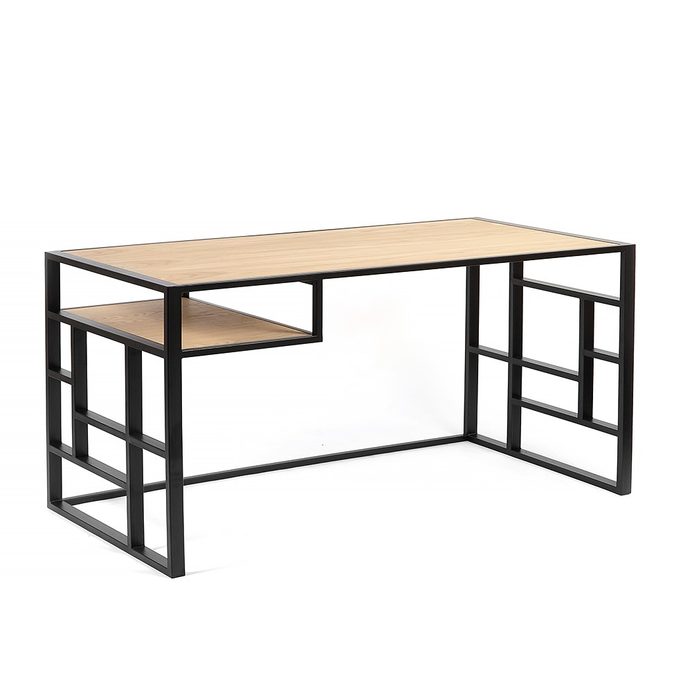 

Компьютерный стол LFWood LIP ЛОФТ 1500х550х750 ДСП Ясень Навара FLT11062