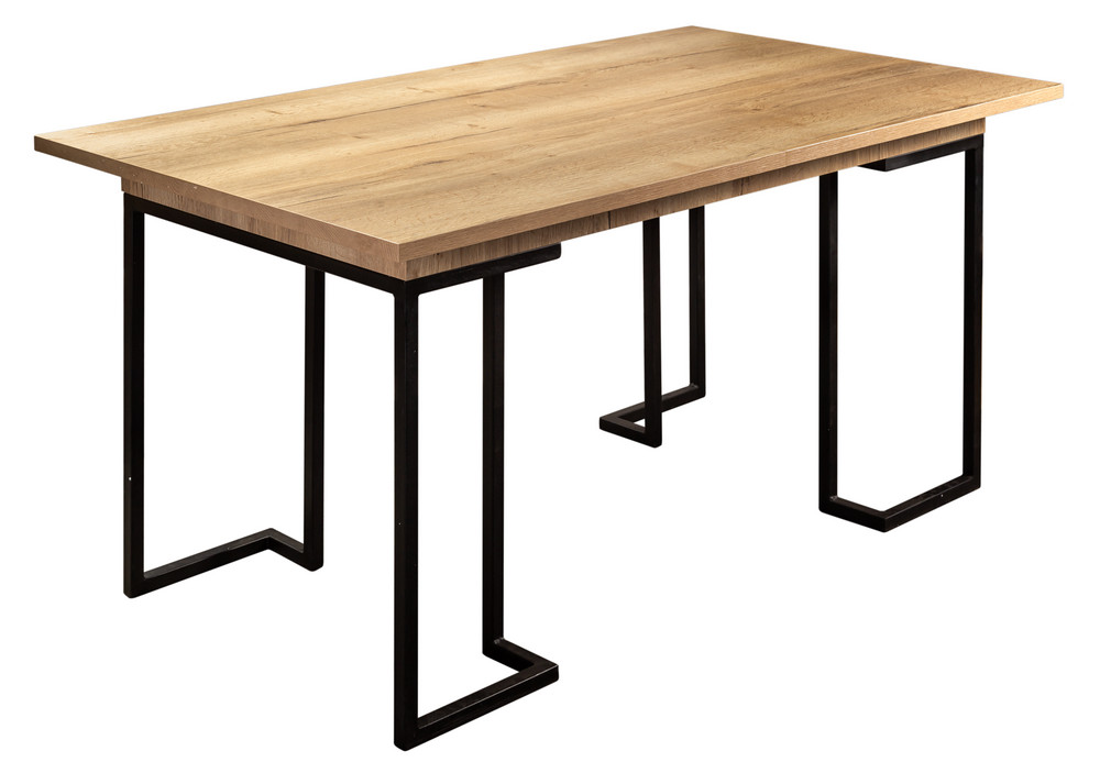 

Обеденный стол LFWood SARA ЛОФТ 1200х500х750 Ясень светлый FLT12008