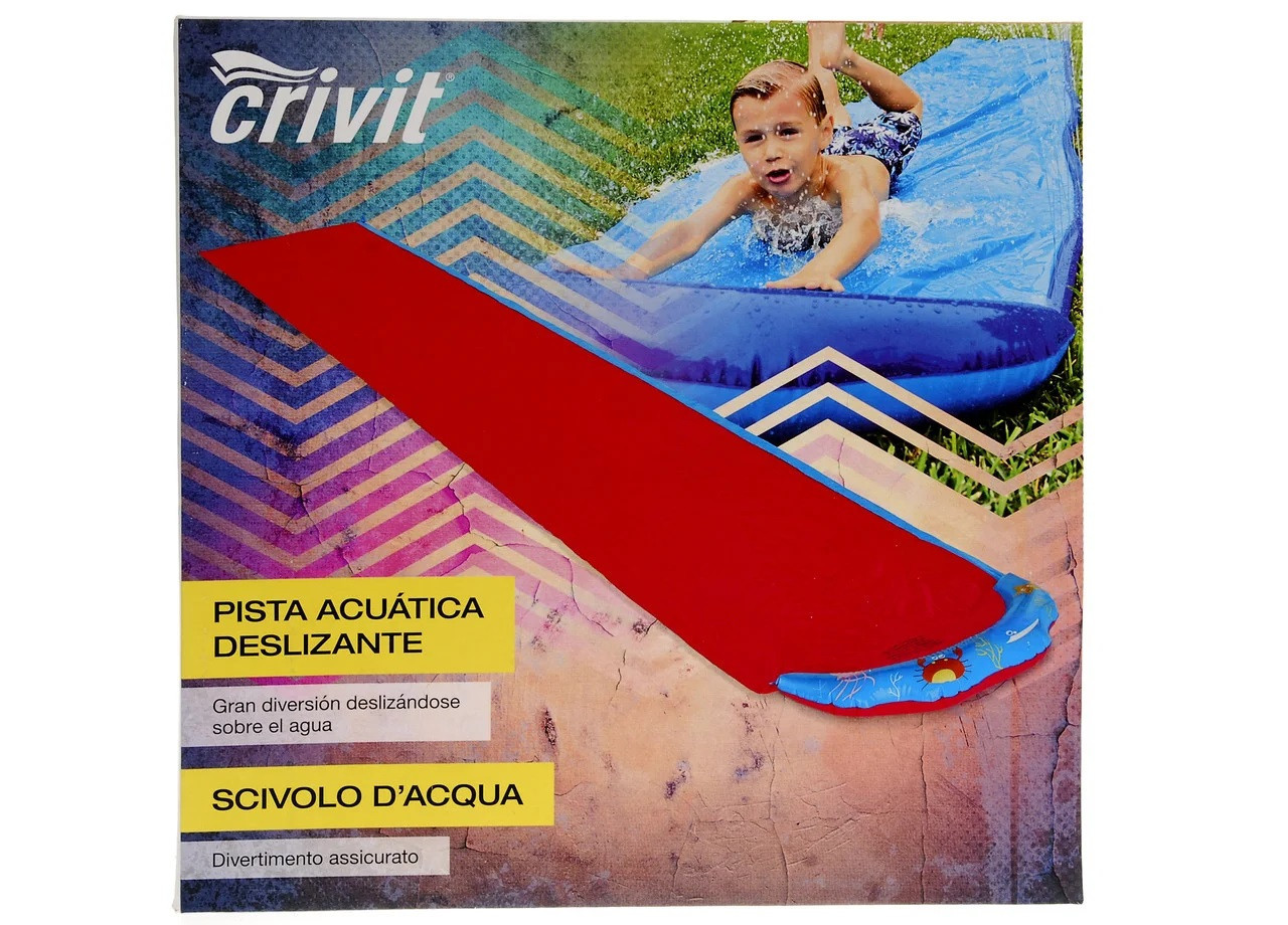 

Водная горка для детей Crivit красный