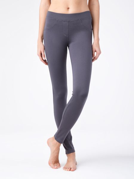 

Экстрамягкие джеггинсы с высокой посадкой Conte Elegant ANDREA, M (164-98), grey,