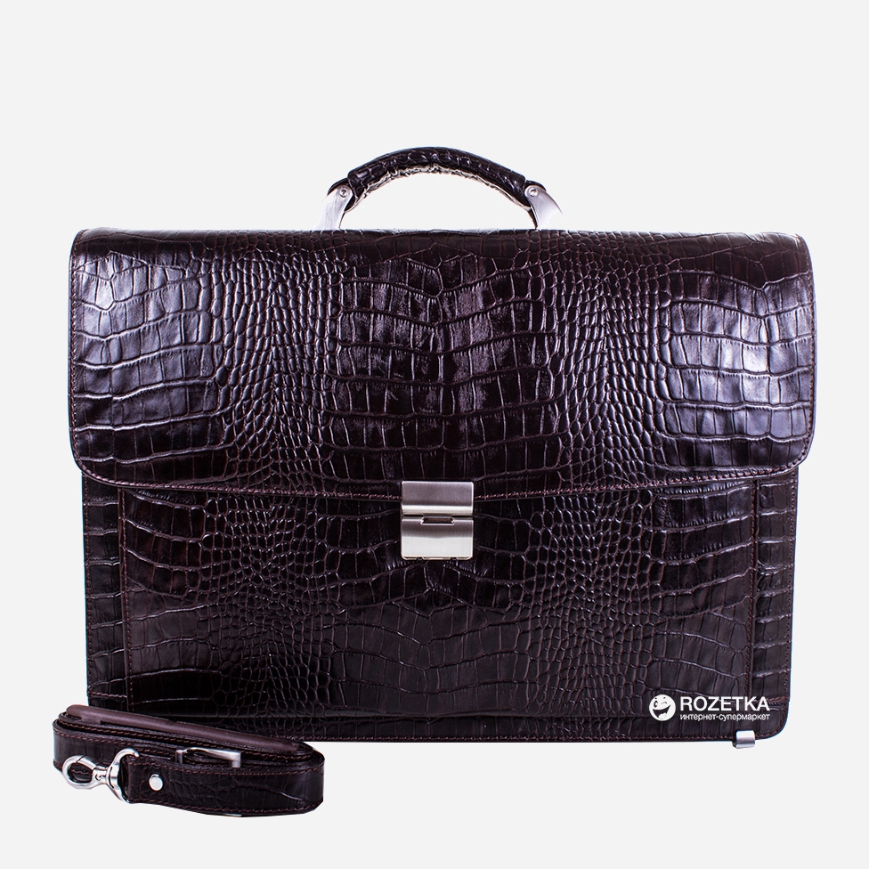 

Мужская кожаная сумка-портфель Desisan SHI217-10KR Темно-коричневая