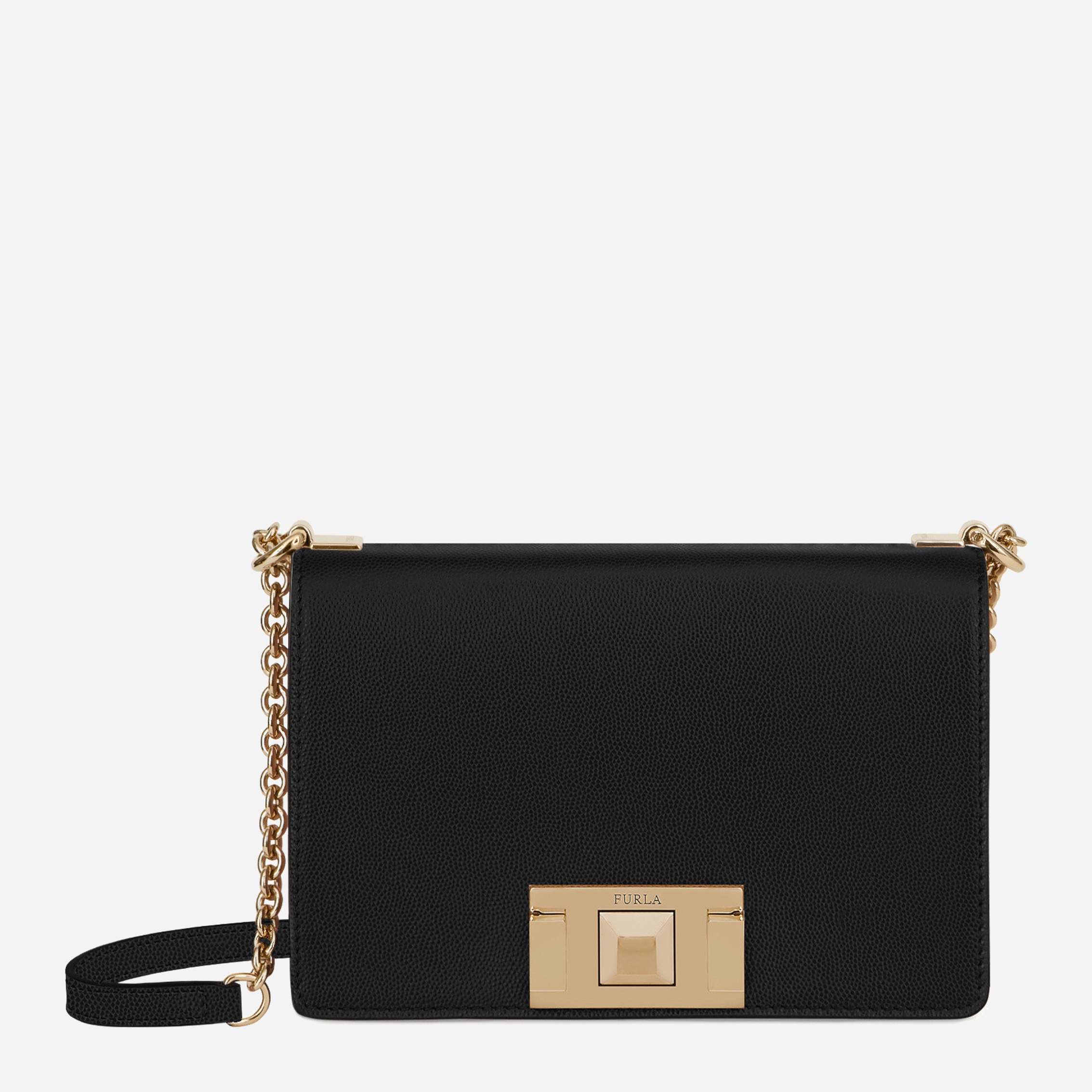 

Сумка женская кожаная Furla Mimi Mini Crossbody 1000668 Черная