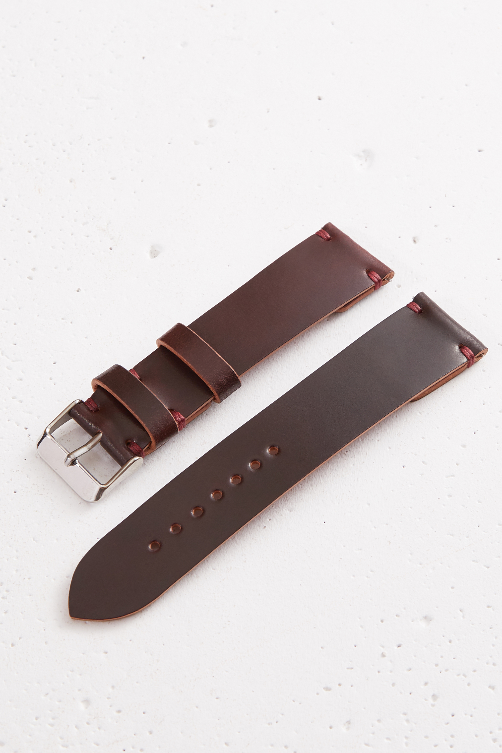 

Ремінець для годинника Balabanoff Simple Shell Cordovan Бордовий